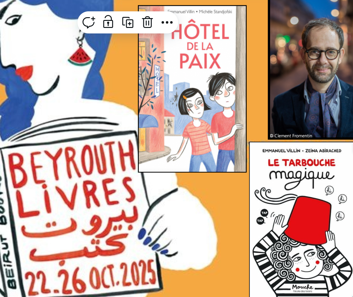 Emmanuel Villin de retour au Liban pour « Beyrouth Livres »
