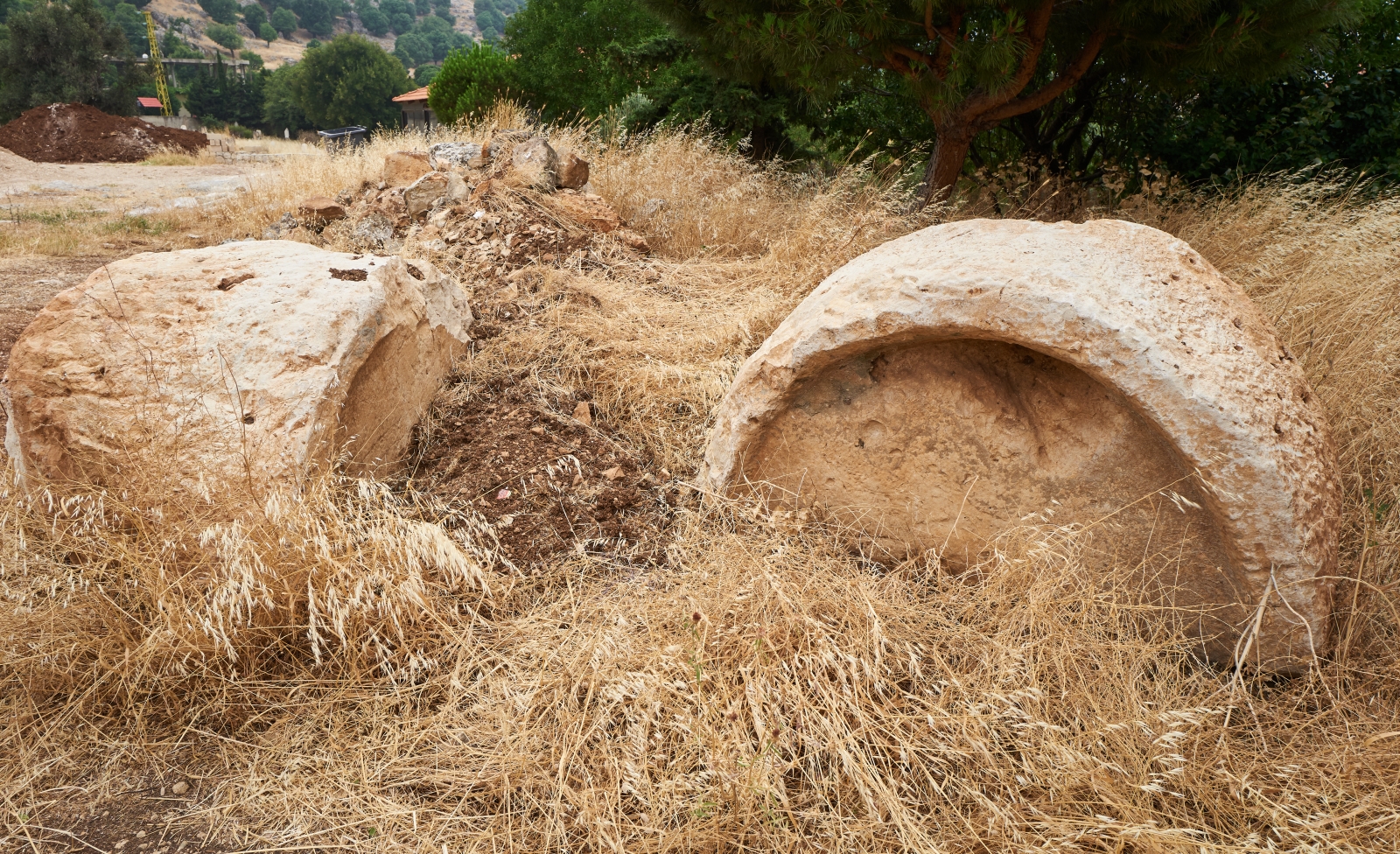 Akroum's old olive oil press