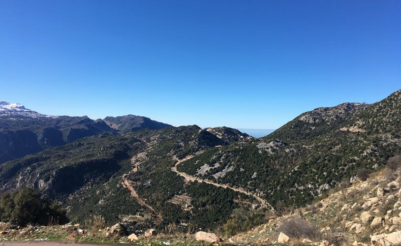 Viewpoint on Wadi Nahr Ibrahim