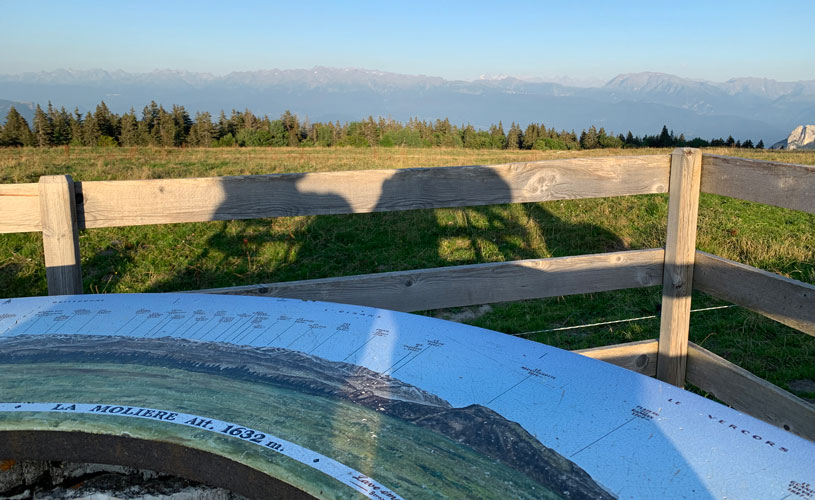Table d’observation du plateau de La Molière