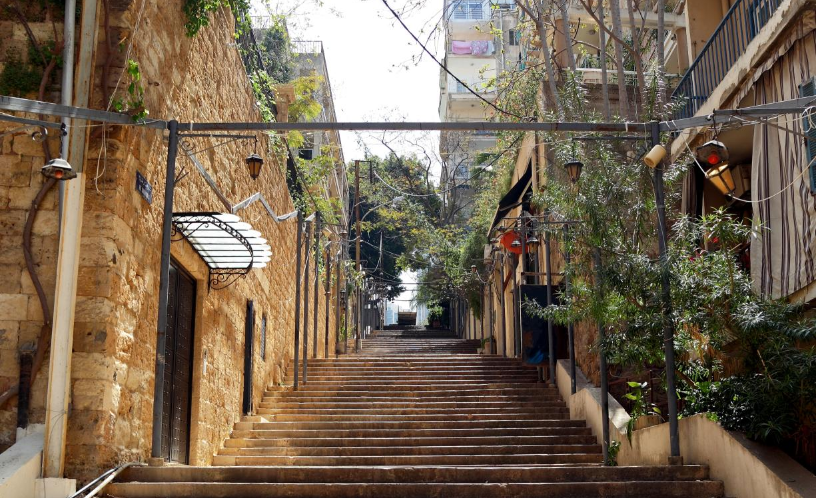 Stairs & Street Art: Beirut Seen From Above