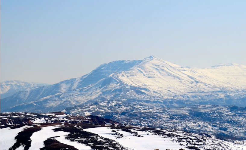 View Point of Ain el Sawaiir - Mount Sannine